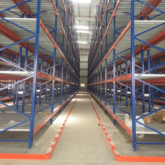 Rack de paletes de metal seletivo para serviço pesado VNA para armazenamento de armazém industrial