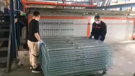 Deck de rede de arame de armazenamento de aço galvanizado soldado alargado para armazéns para estantes de paletes
