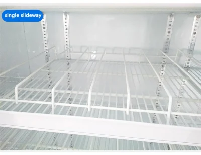 Auchmc Am-Z5 Rack de arame Prateleira de trilho único Prateleiras de armazenamento Acessórios de rack para refrigerador de exibição Prateleira de freezer