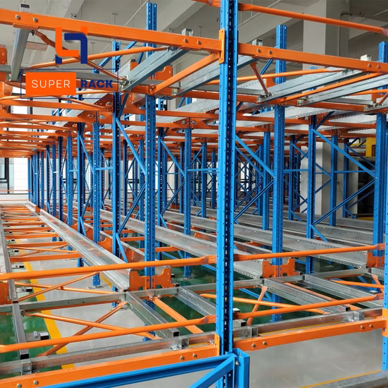 Estantes de paletes personalizadas de alta velocidade para serviço pesado para armazenamento em armazém