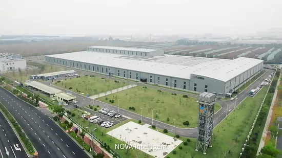 Armazém econômico, flexível, resistente, 4 vias, porta-paletes por rádio