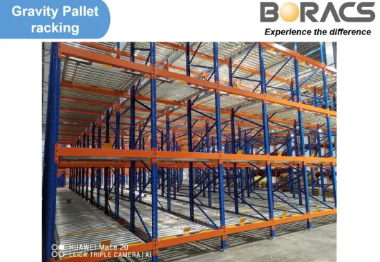 Estantes para armazéns de armazenamento de alta densidade industrial de metal duplo profundo seletivo para serviço pesado sistema de estantes de paletes